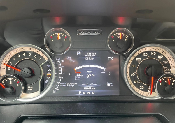 Dodge RAM cena 115900 przebieg: 122681, rok produkcji 2016 z Gubin małe 352